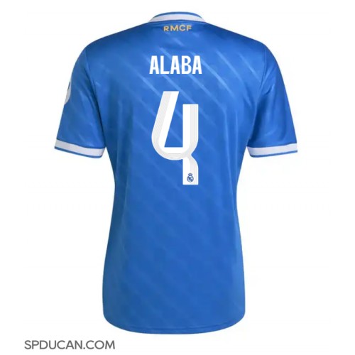 Muški Nogometni Dres Real Madrid David Alaba #4 Rezervni 2025-26 Kratak Rukav